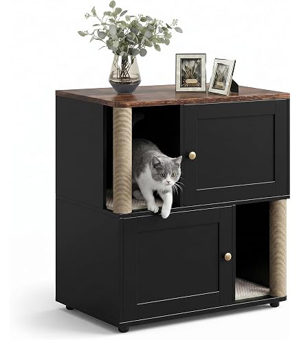 Amazon.co.jp: タンスのゲン 猫 家具 キャット キャビネット 木製